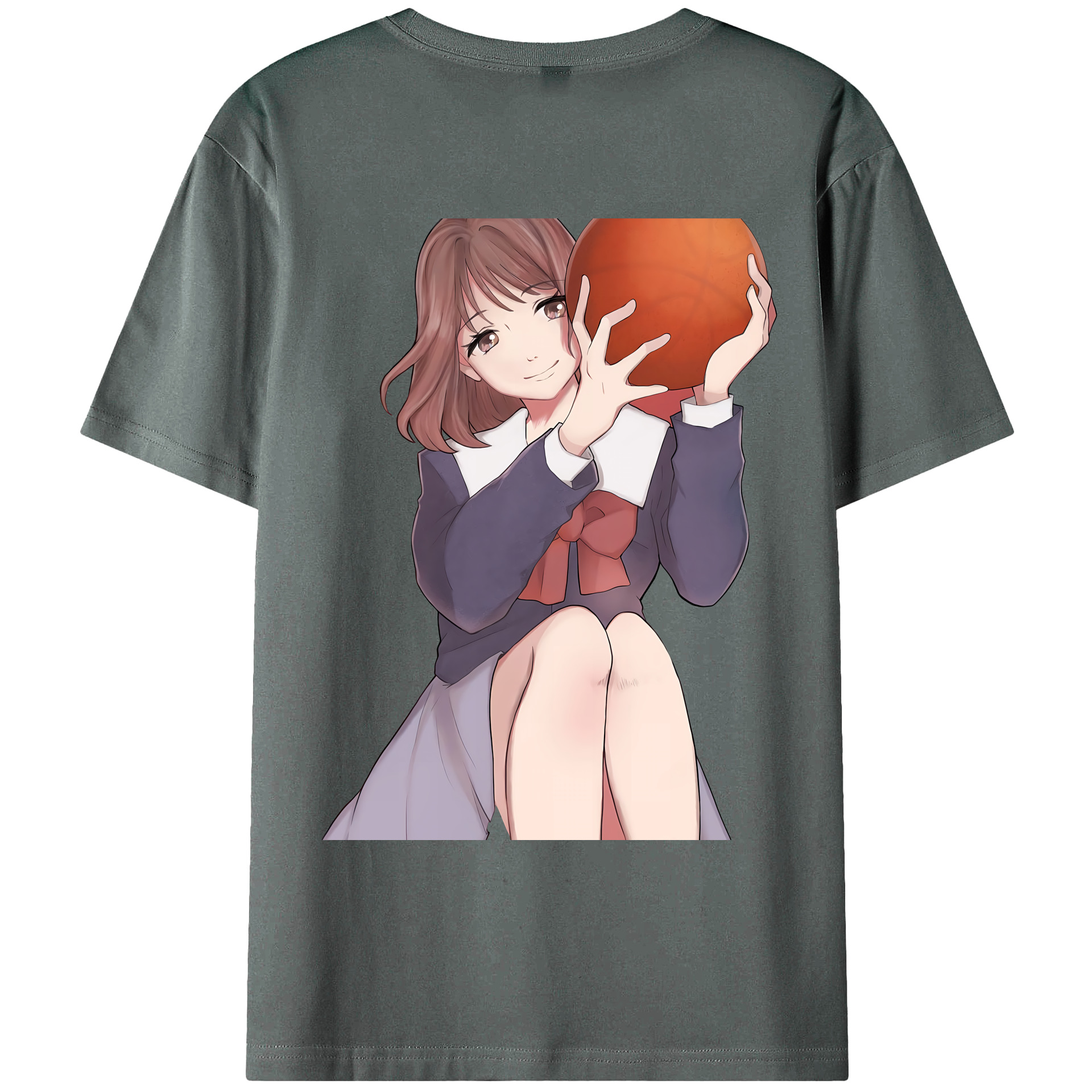 （画像用） SLAM DUNK／スラムダンク 綿100％ メンズ半袖Tシャツ（バックプリント） 通気性